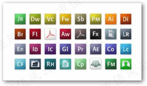Adobe 软件全家桶，50+软件 图片来源：bing 图片