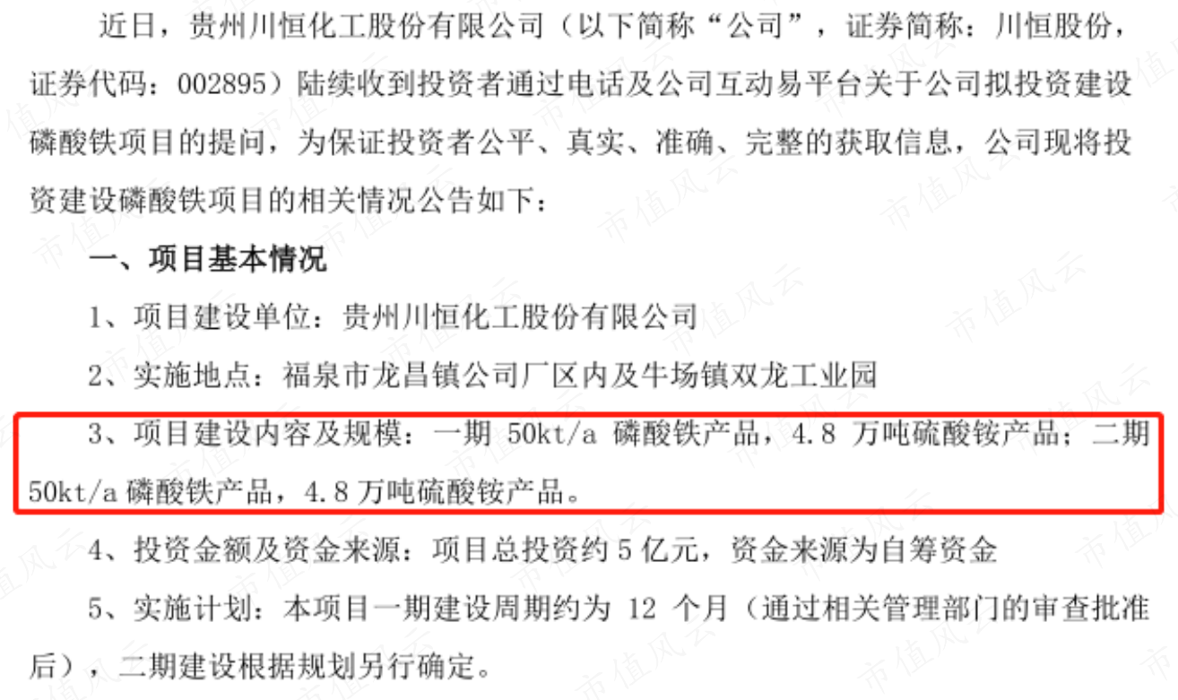 （来源：川恒股份公告编号：2021-06）